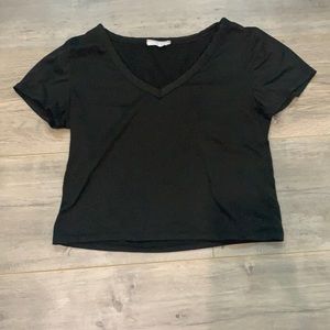 Black XS crop top